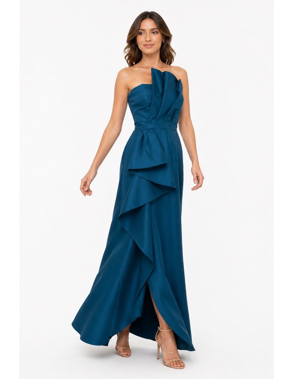 Vestido maxi de fiesta escote regular 2