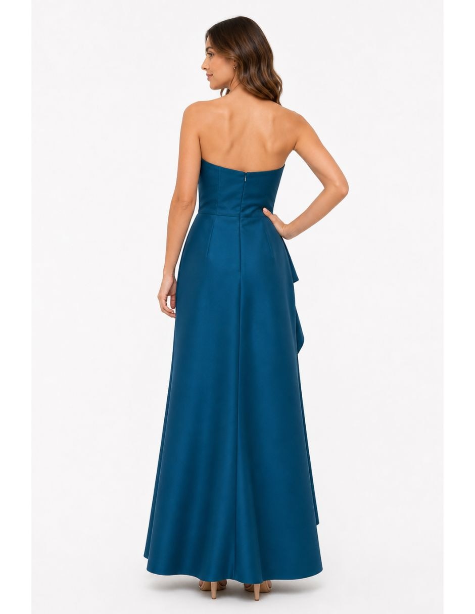 Vestido maxi de fiesta escote regular 3