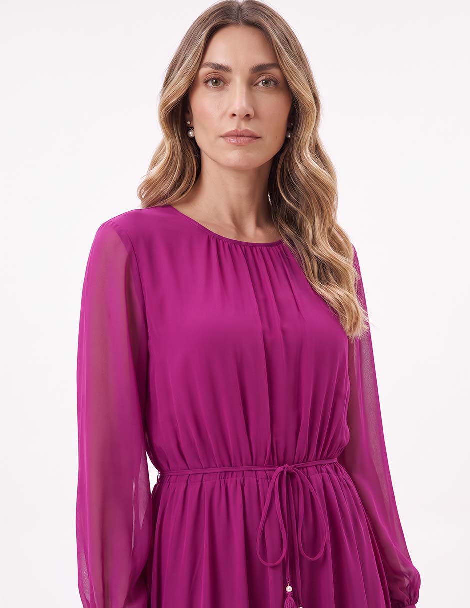 Vestido largo de fiesta karen oliver para mujer 3