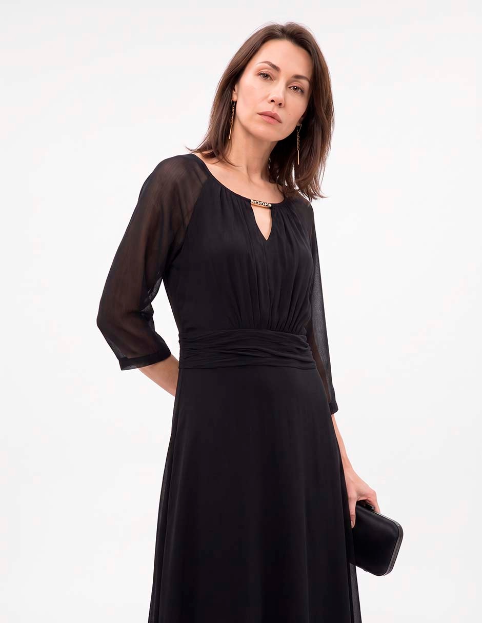 Vestido maxi de fiesta karen oliver para mujer 4