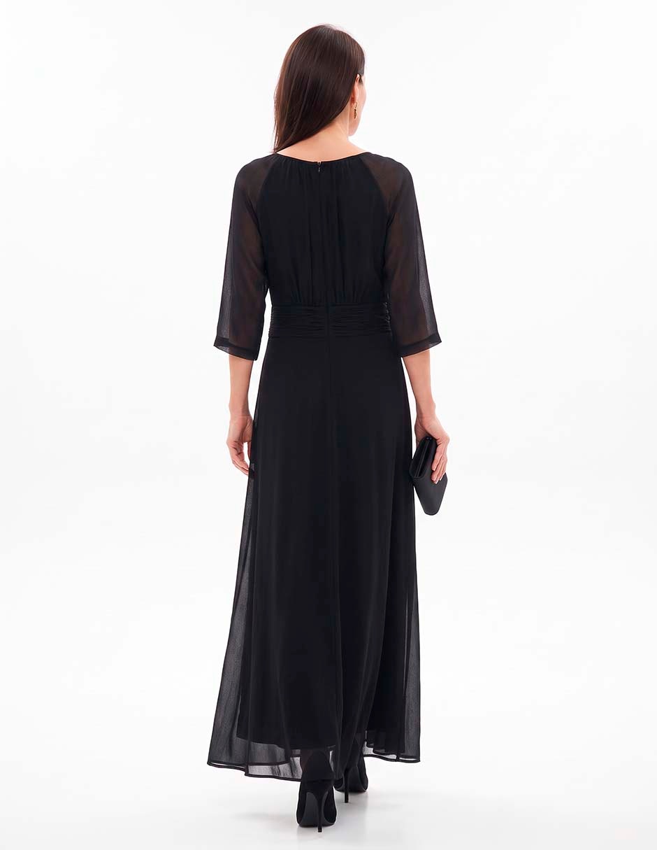 Vestido maxi de fiesta karen oliver para mujer 2