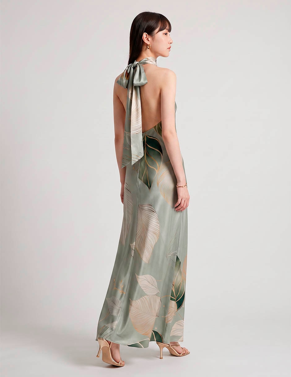 Vestido maxi de fiesta rue para mujer