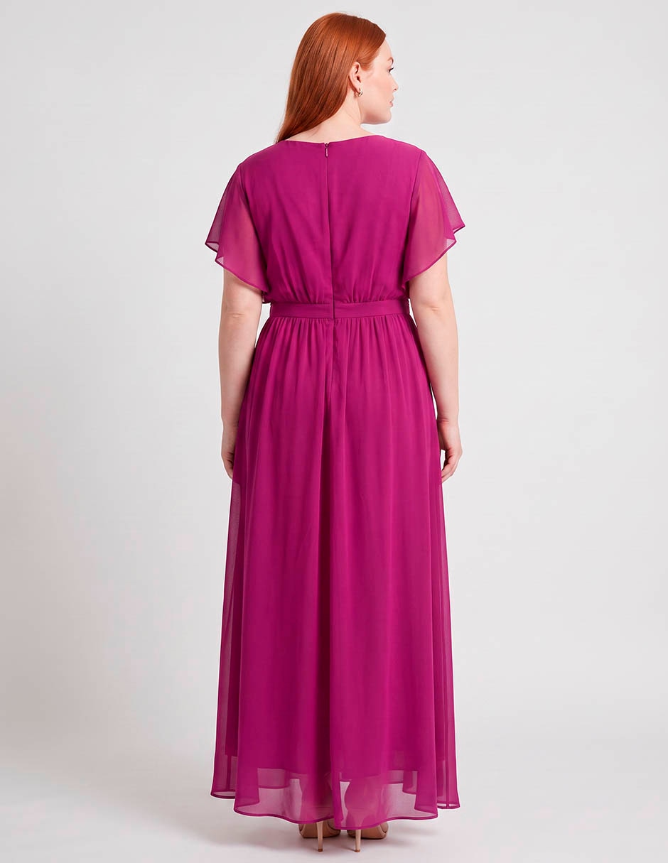 Vestido Maxi de Fiesta The Pattern escote V