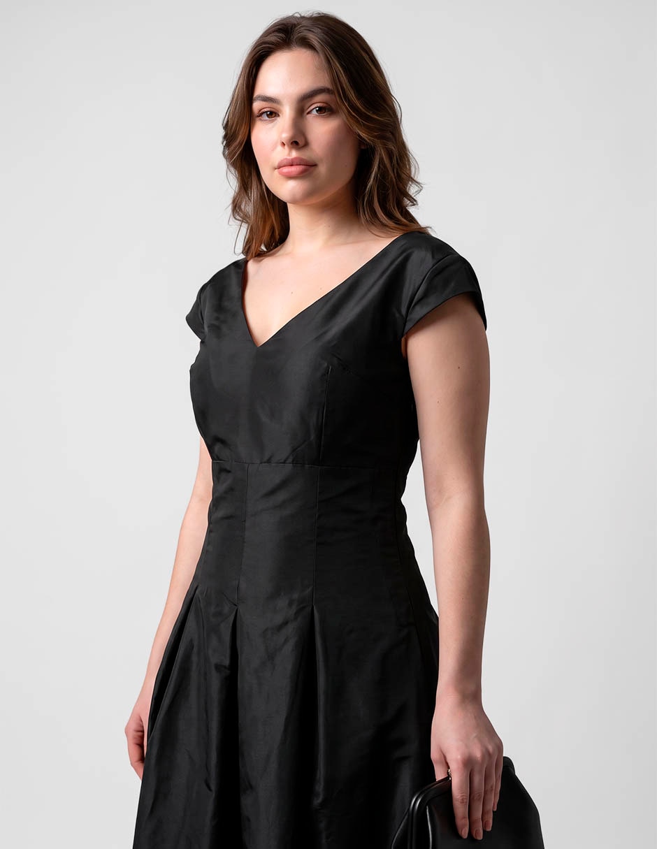 Vestido Maxi de Fiesta escote V 3