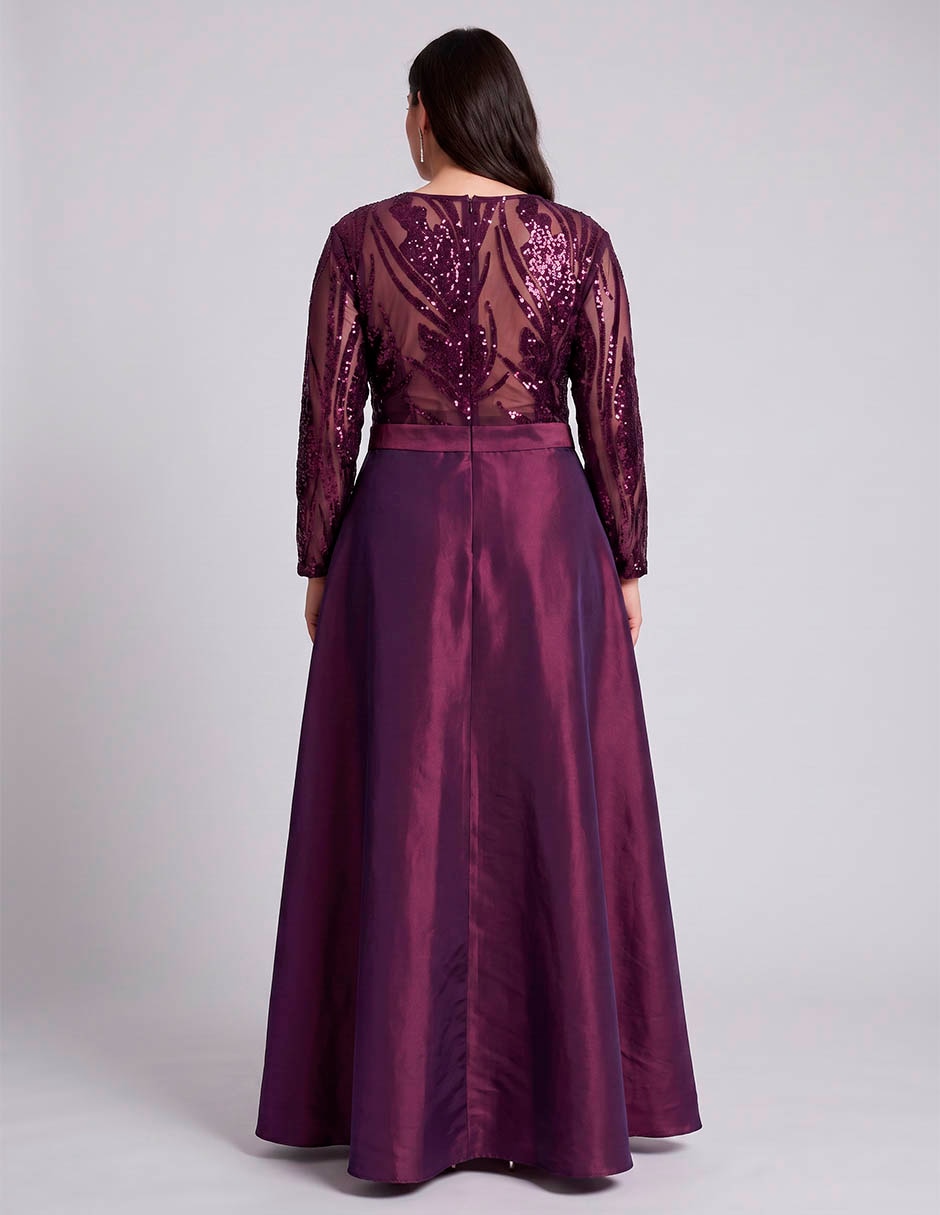 Vestido maxi de fiesta Ema Valdemossa Curvy para mujer