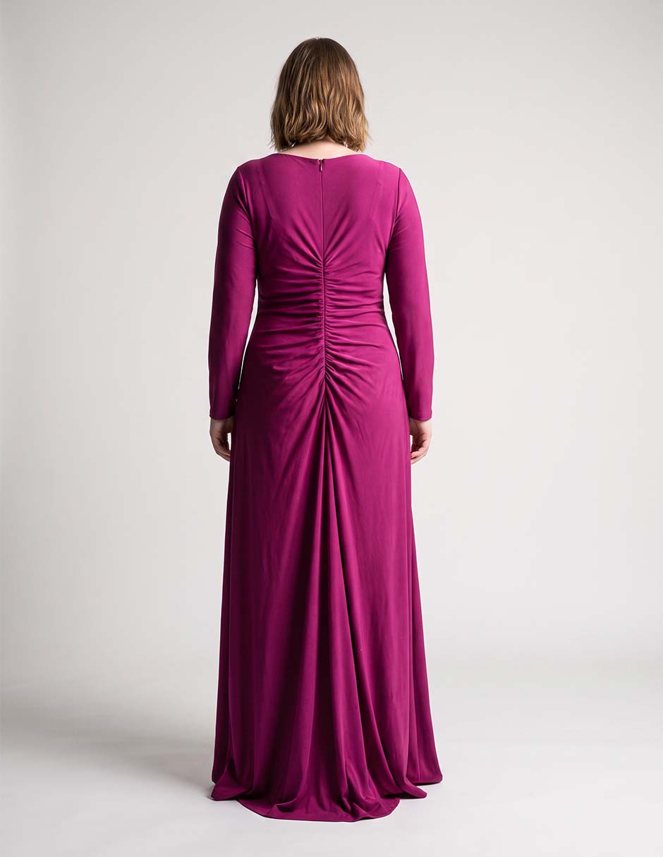 Vestido maxi de fiesta ema valdemosa para mujer 2