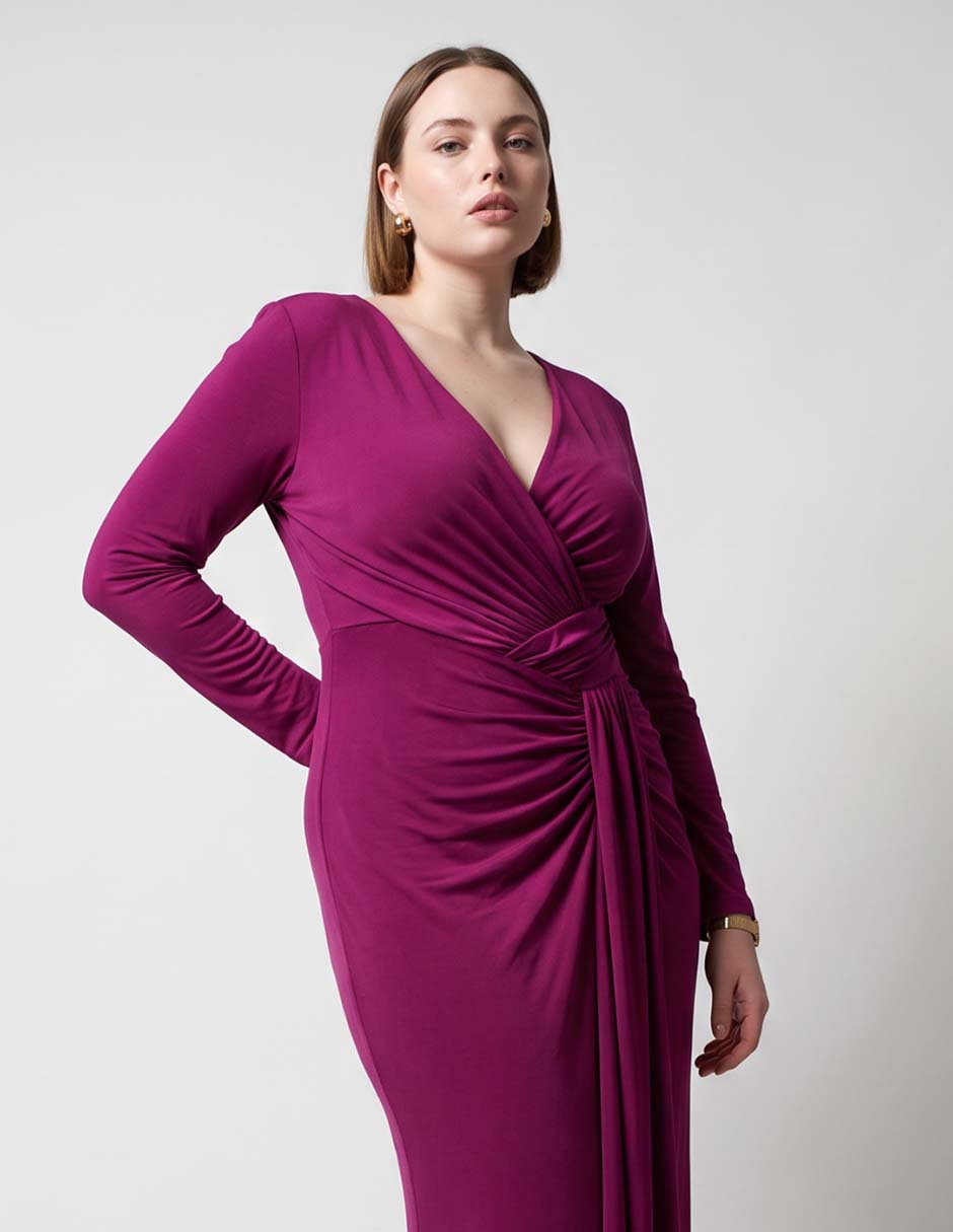 Vestido maxi de fiesta ema valdemosa para mujer 3