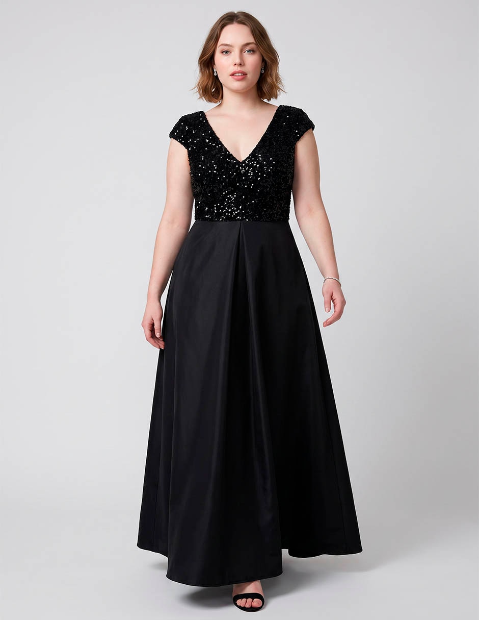Vestido maxi de fiesta Ema Valdemossa para mujer Vestido maxi de fiesta Ema Valdemossa para mujer