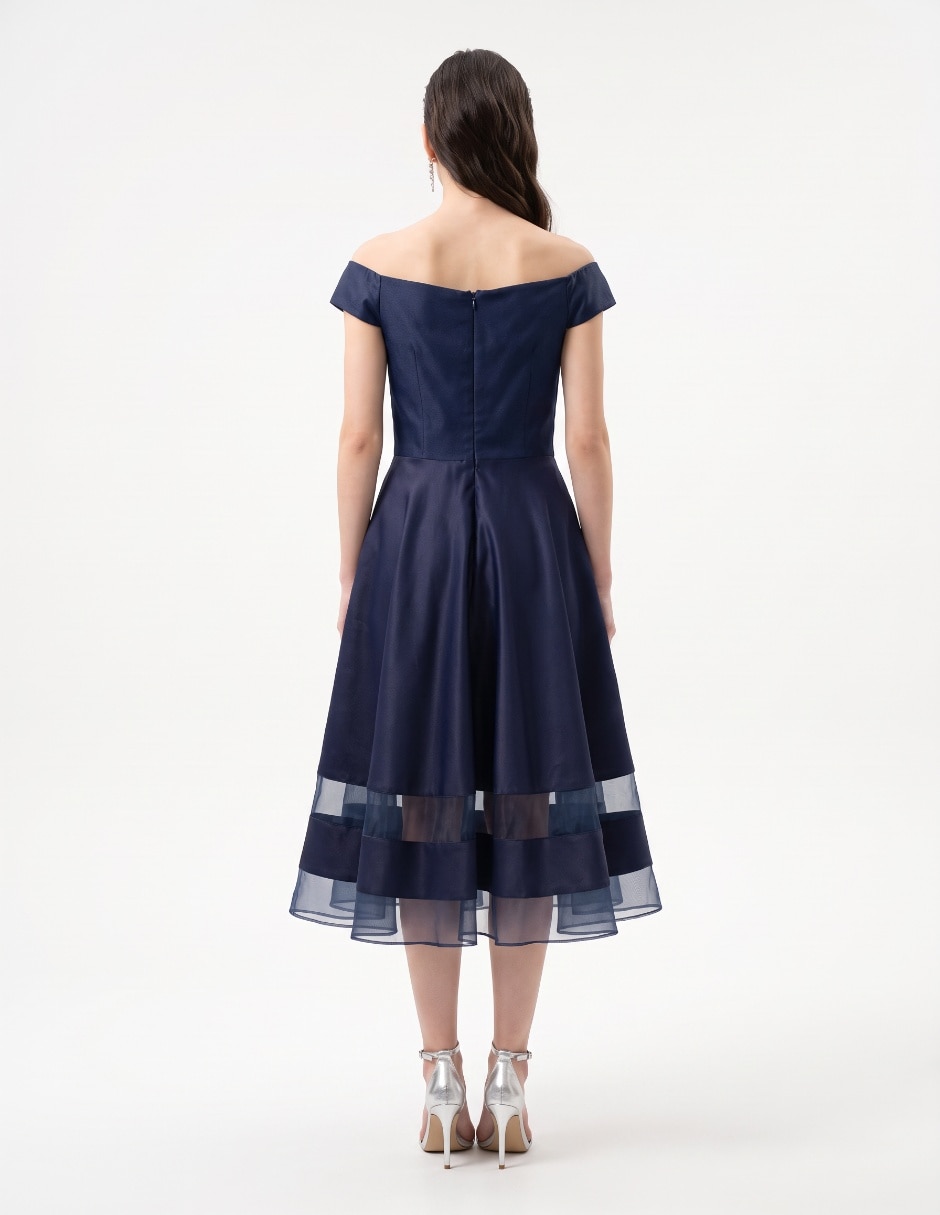 Vestido midi de fiesta para mujer 2