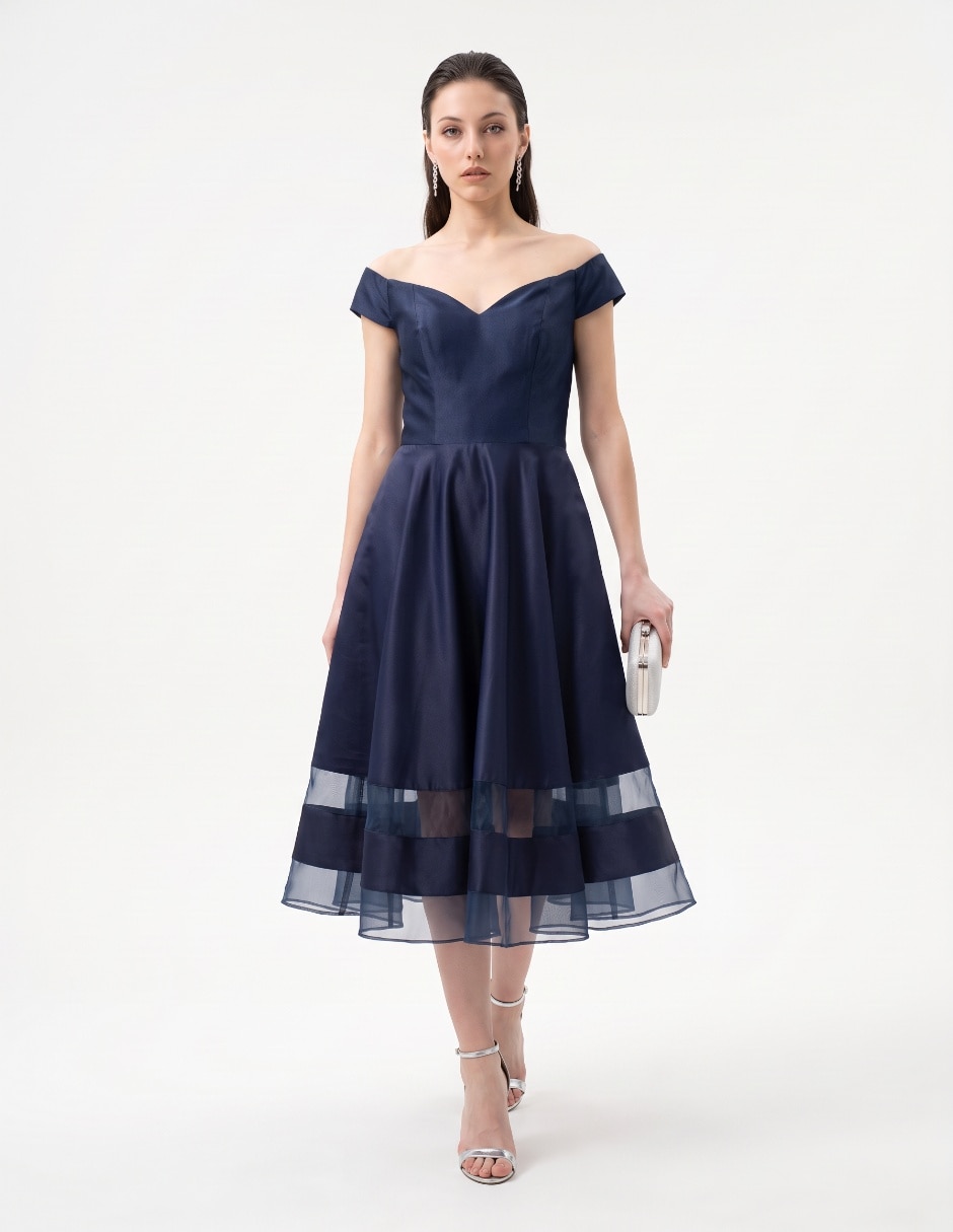 Vestido midi de fiesta para mujer 3