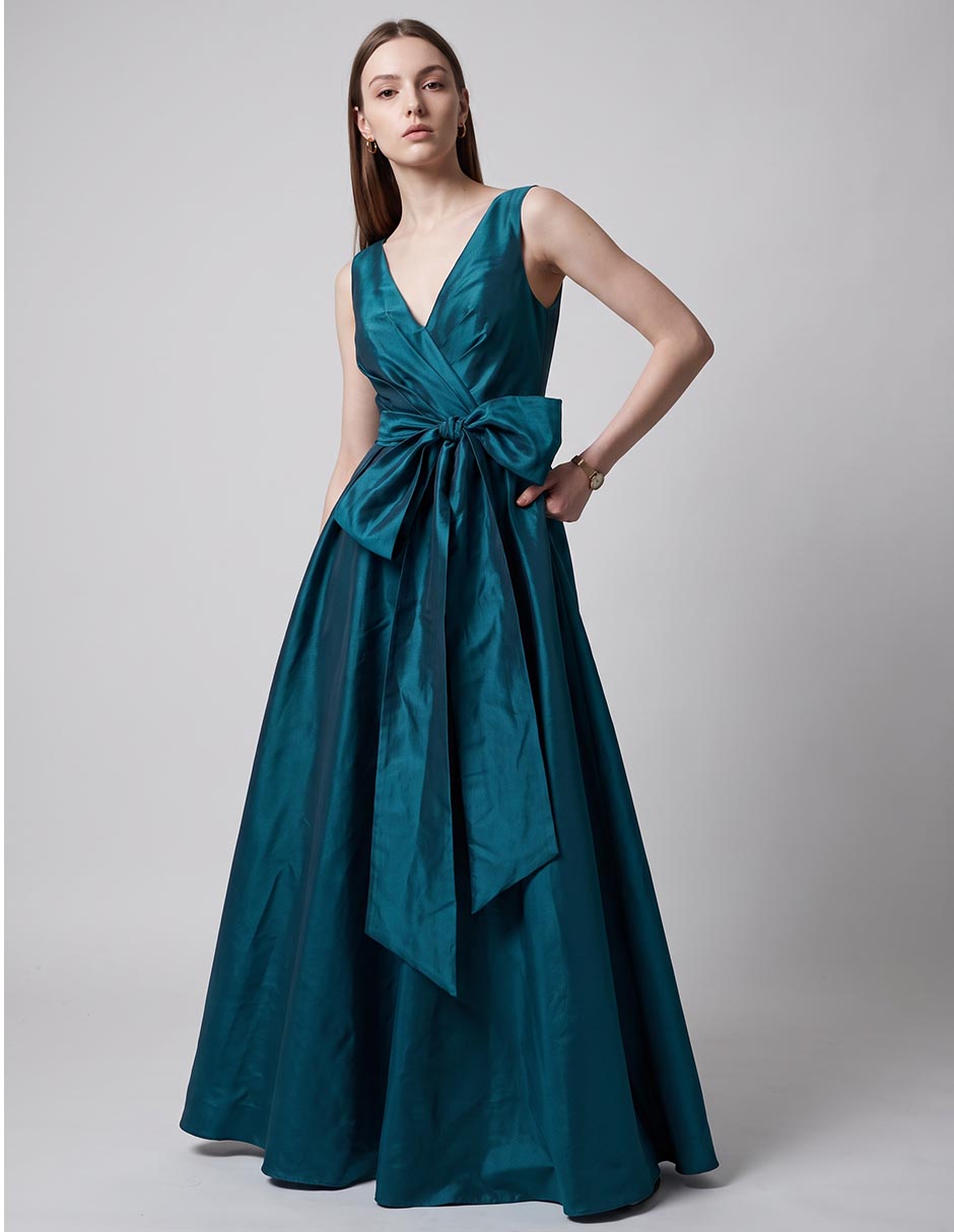 Vestido Maxi de Fiesta Ema Valdemossa escote V