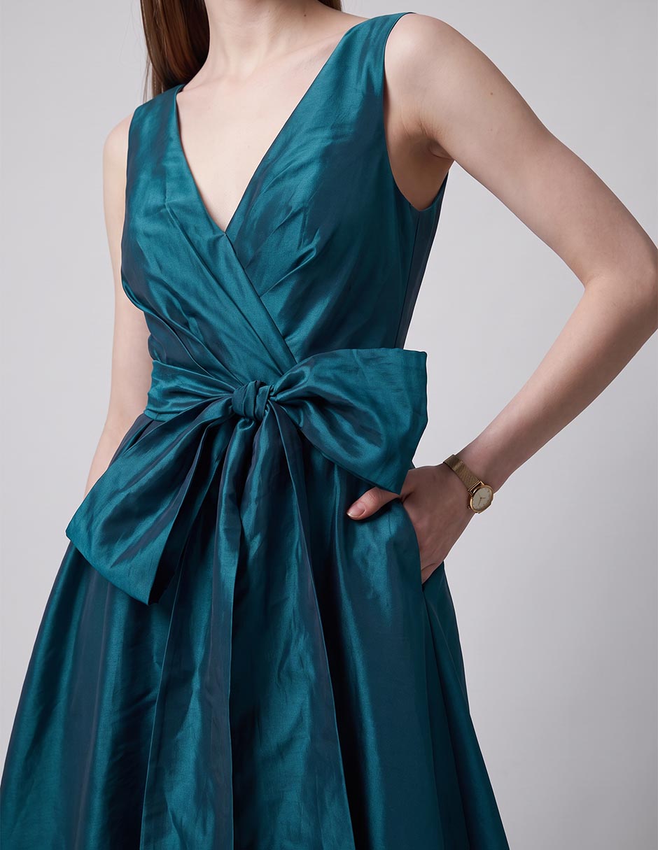 Vestido Maxi de Fiesta Ema Valdemossa escote V