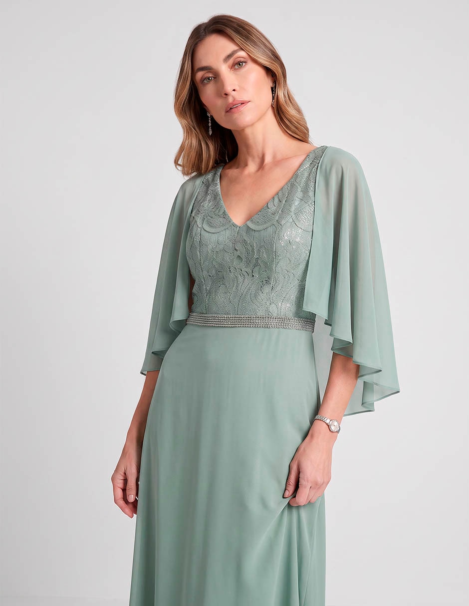 Vestido largo de fiesta este V 3