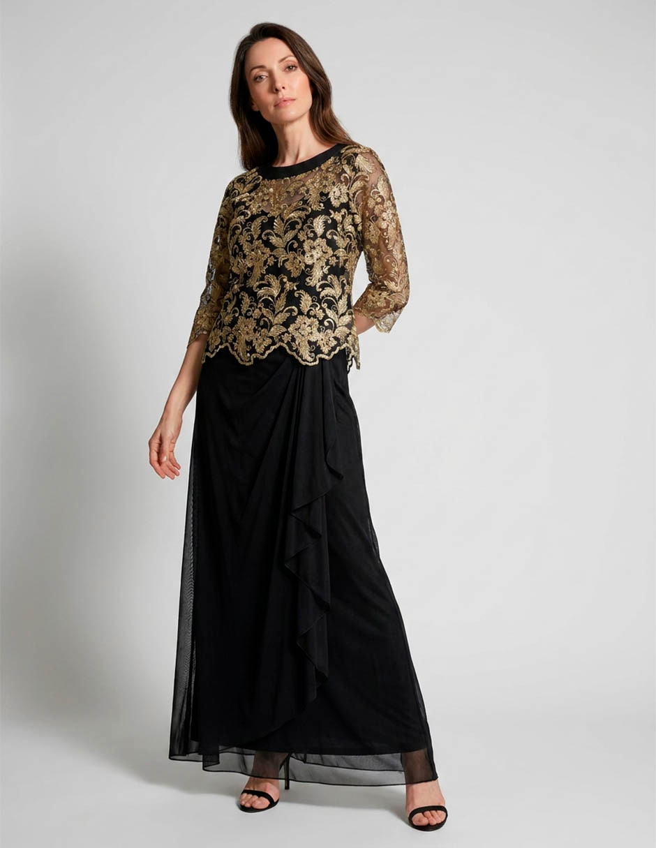 Vestido largo fiesta para mujer
