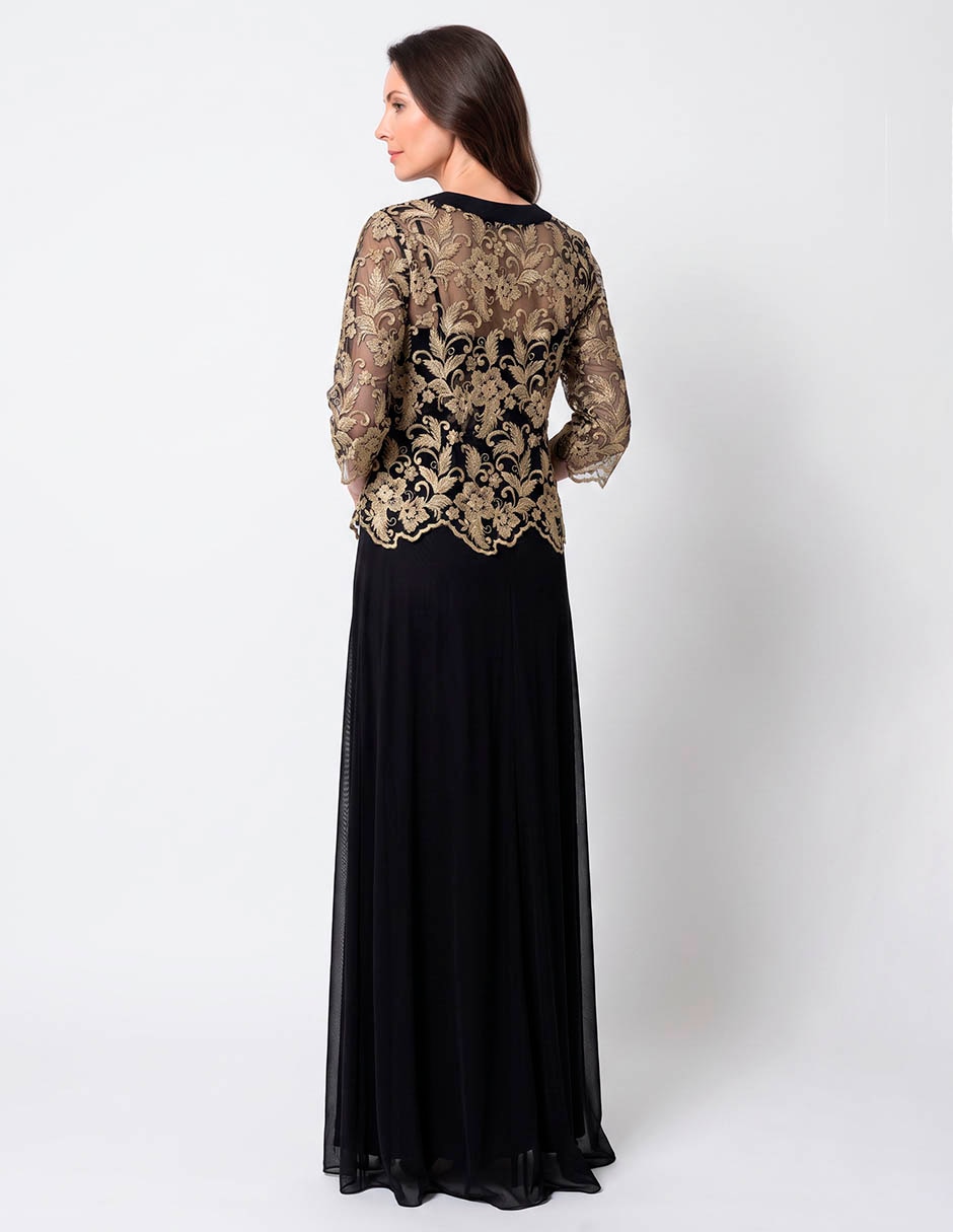 Vestido largo fiesta para mujer 2
