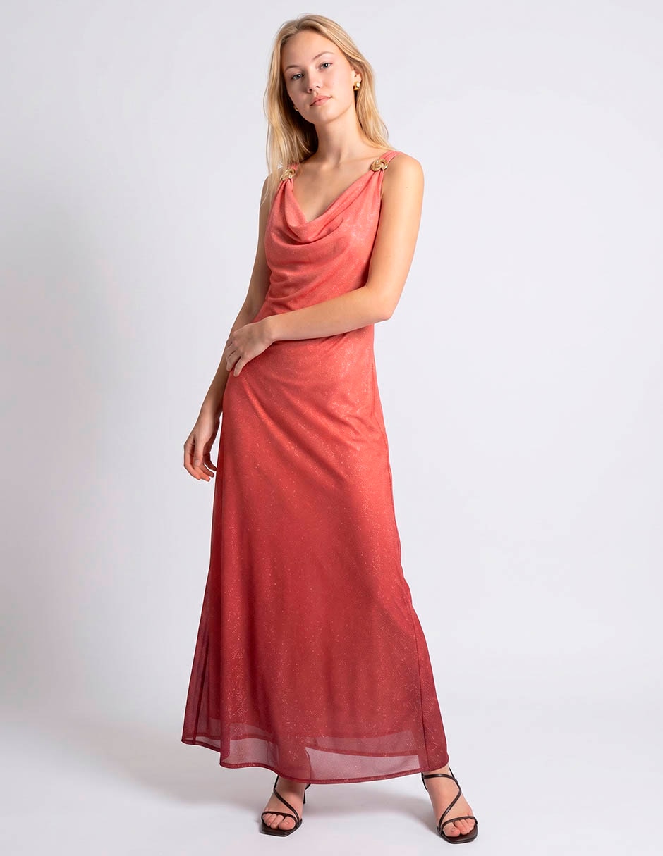 Vestido maxi de fiesta espalda abierta
