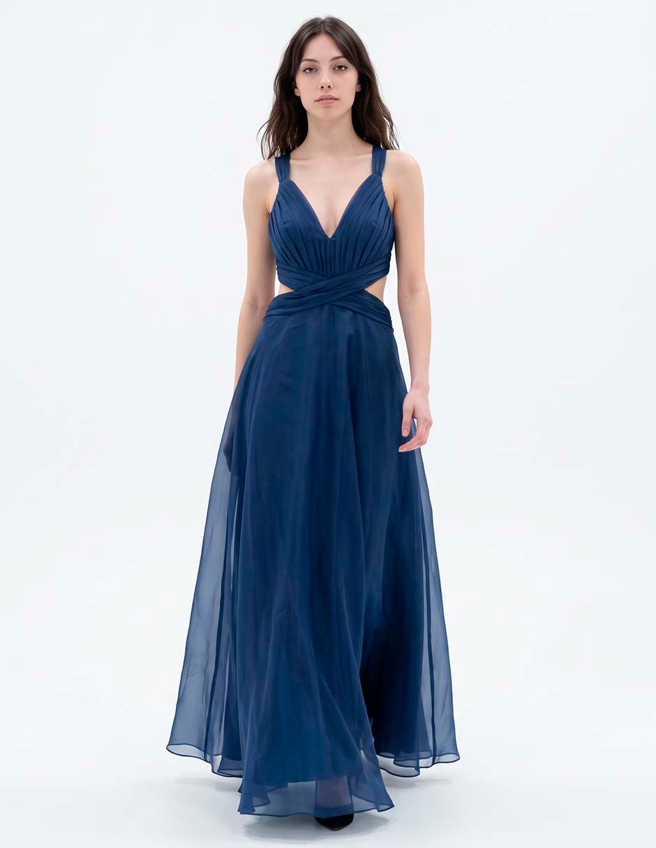 Vestido maxi de fiesta espalda abierta