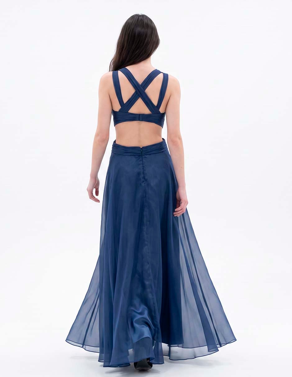 Vestido maxi de fiesta espalda abierta 5