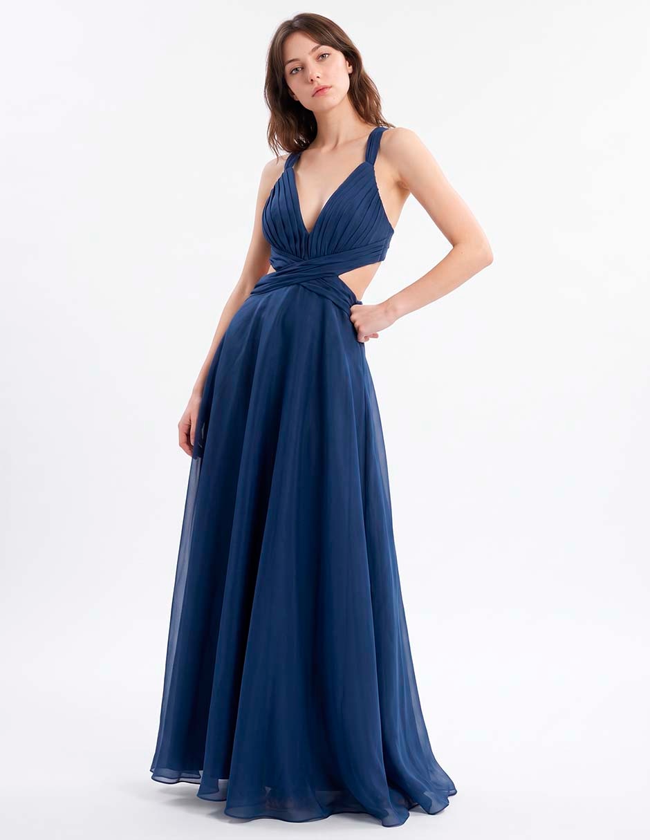 Vestido maxi de fiesta espalda abierta 4