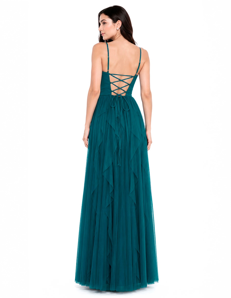 Vestido largo de fiesta para mujer 3