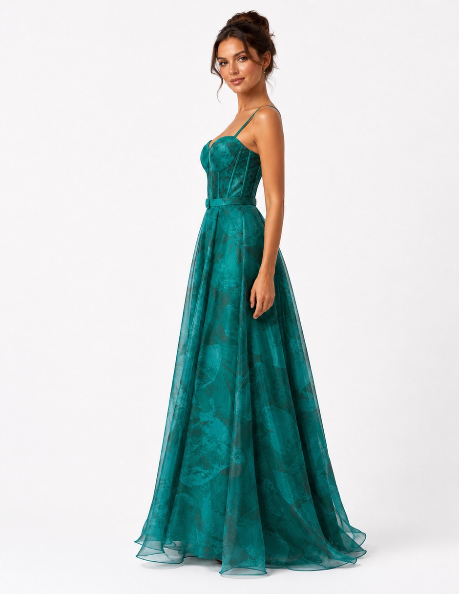 Vestido largo noche para mujer 4