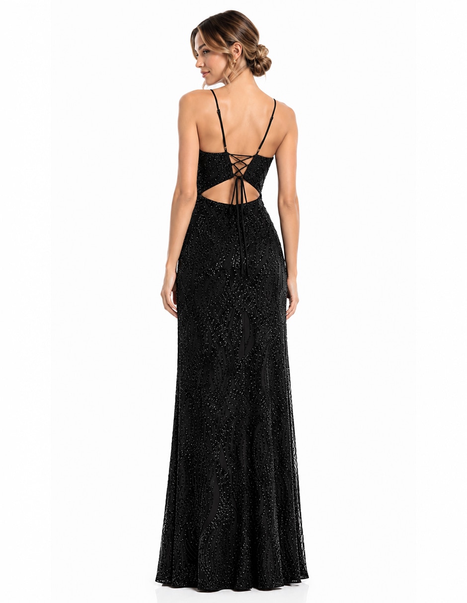 Vestido largo de fiesta para mujer 4