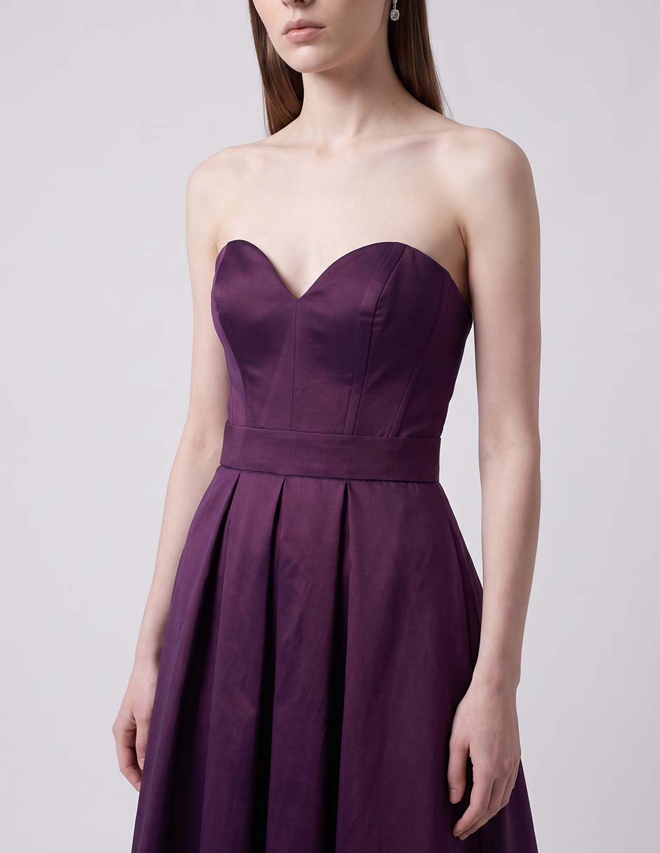Vestido maxi de fiesta Rue de la Paix escote corazón
