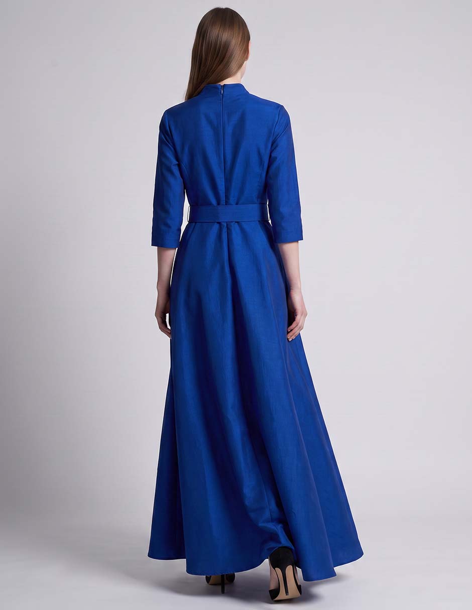 Vestido Maxi de Fiesta Ema Valdemossa escote V