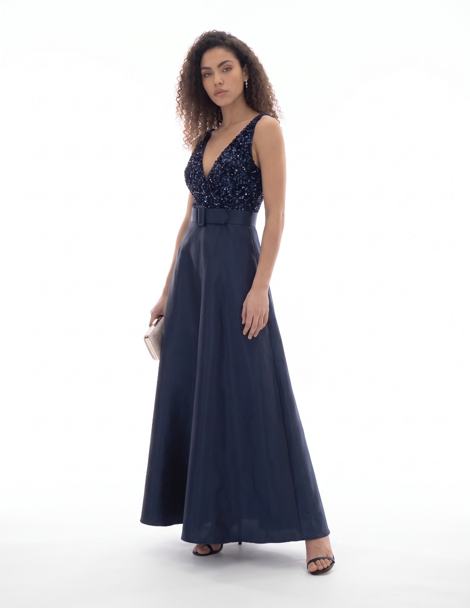 Vestido maxi de fiesta Eam valdemossa para mujer 4