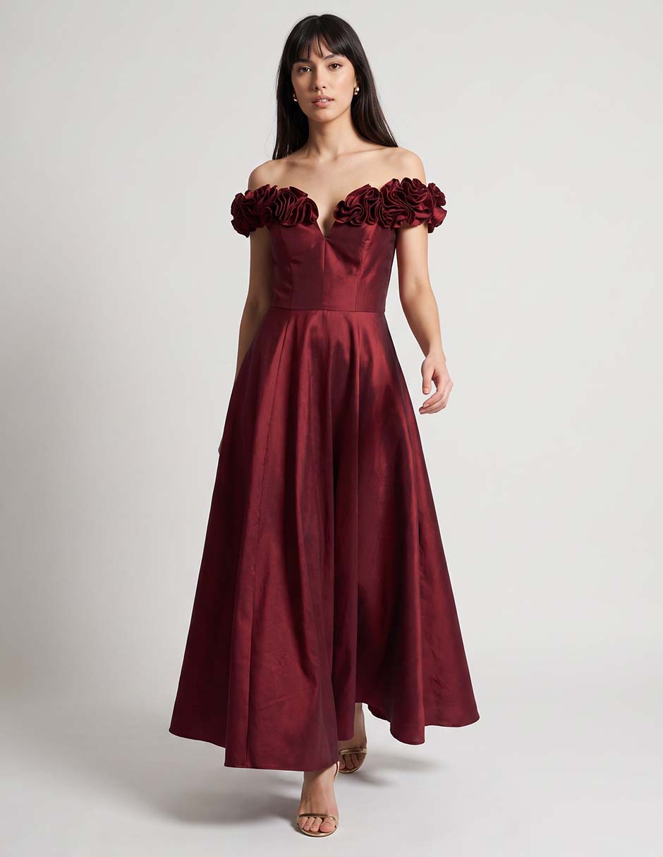 Vestido largo de fiesta para mujer