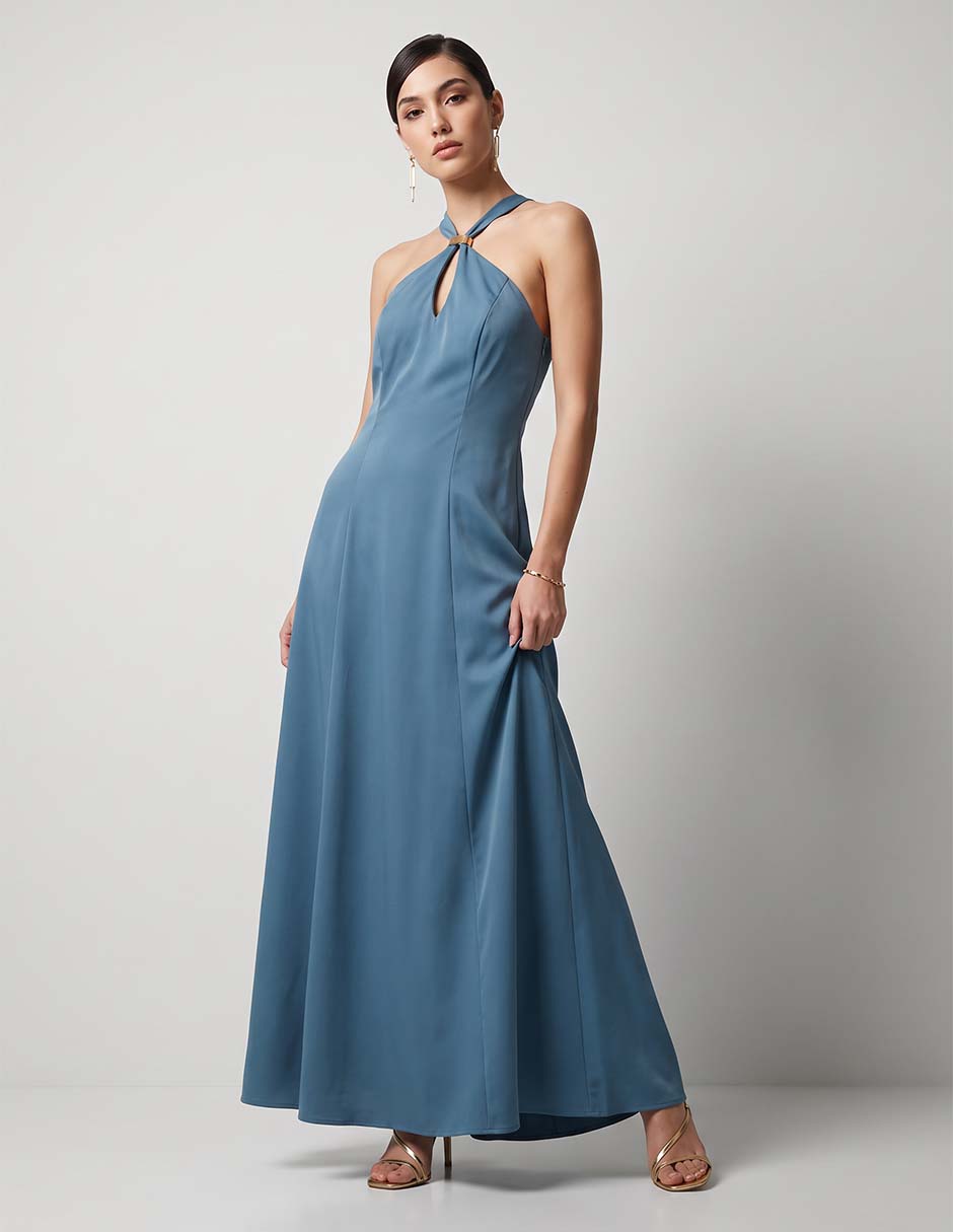 Vestido maxi casual rue de la paix vestido para mujer