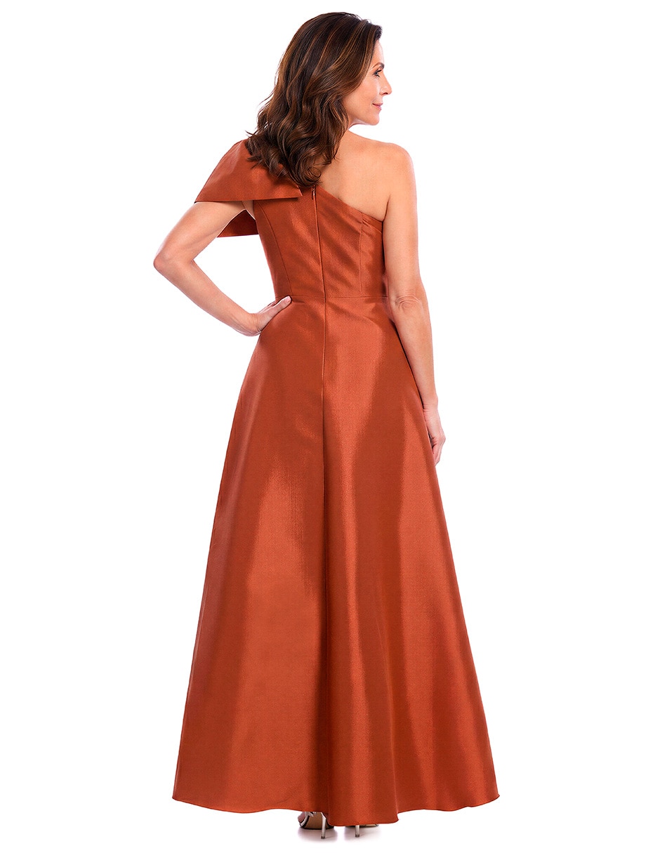 Vestido largo de fiesta escote Regular 3