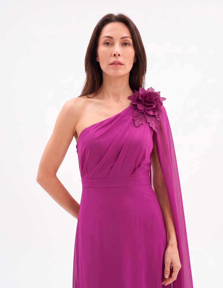 Vestido de fiesta escote medio 3