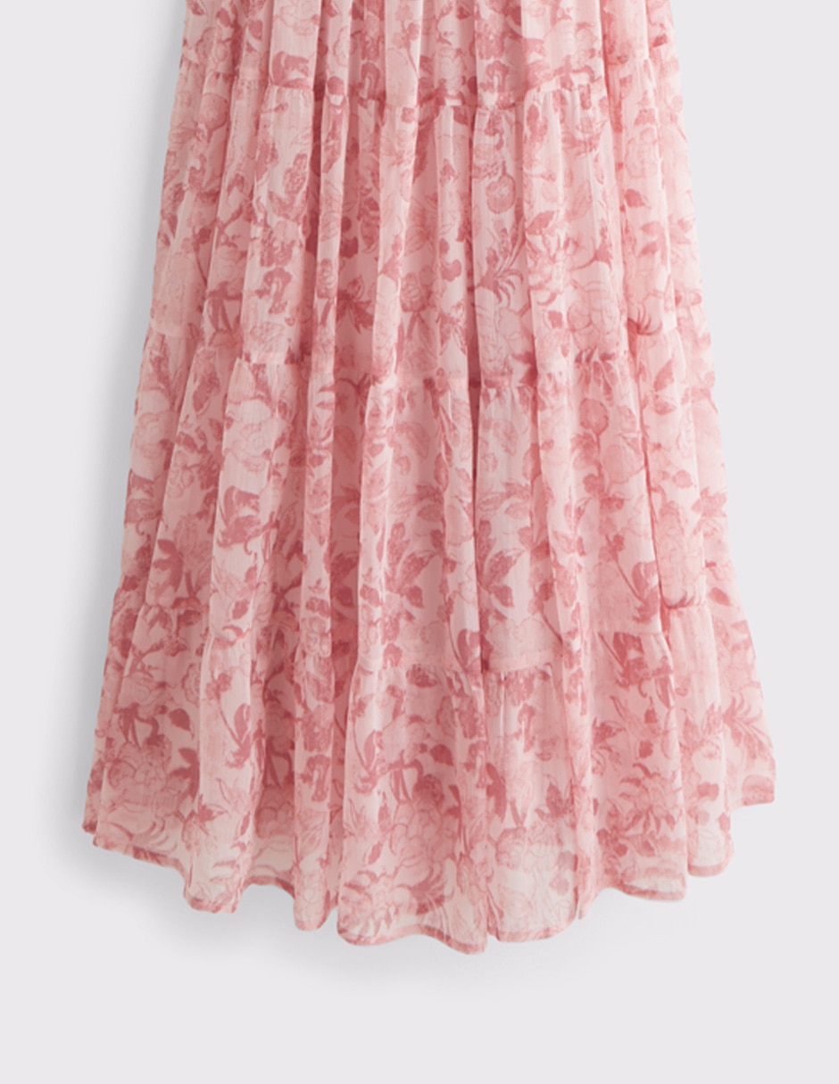 Vestido maxi de fiesta escote V 2