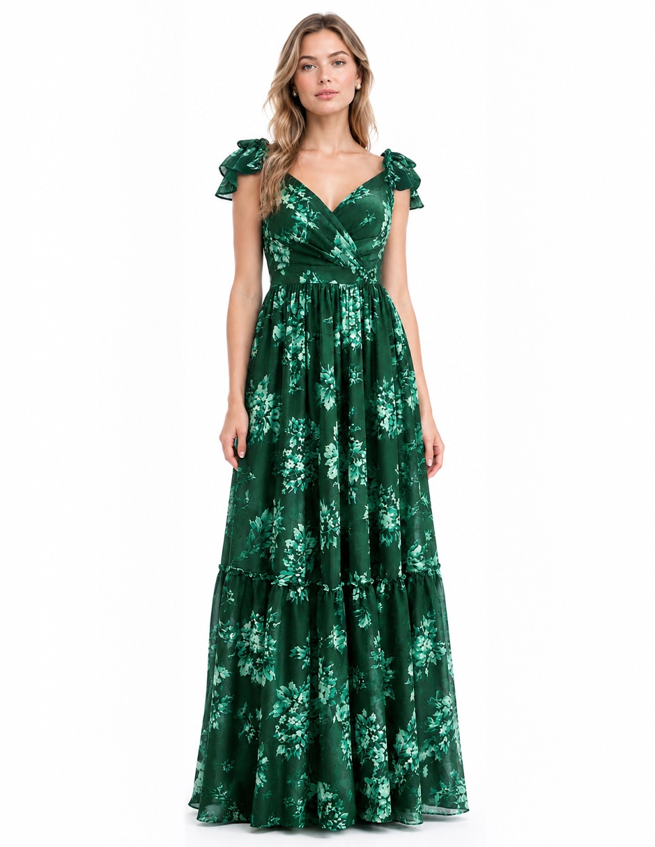 Vestido largo fiesta para mujer