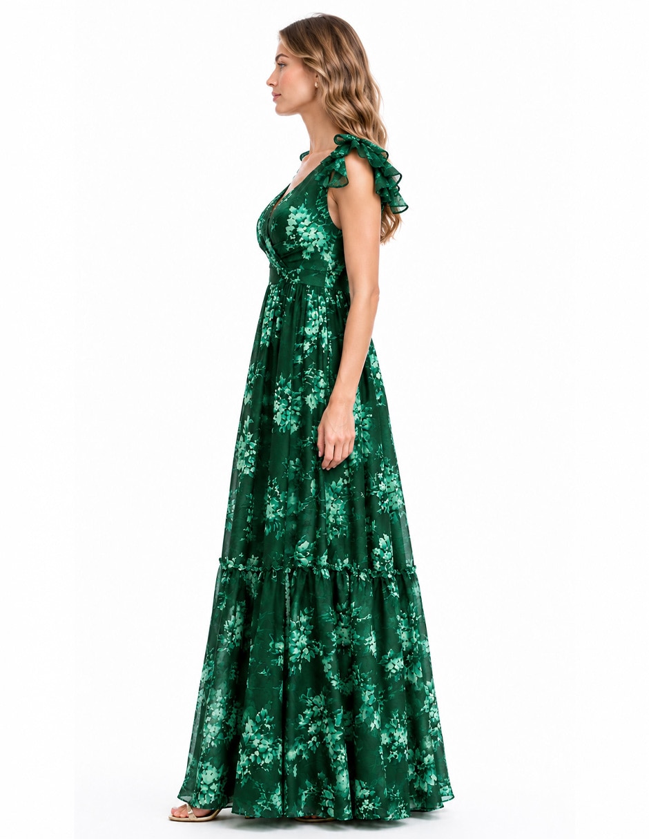 Vestido largo fiesta para mujer