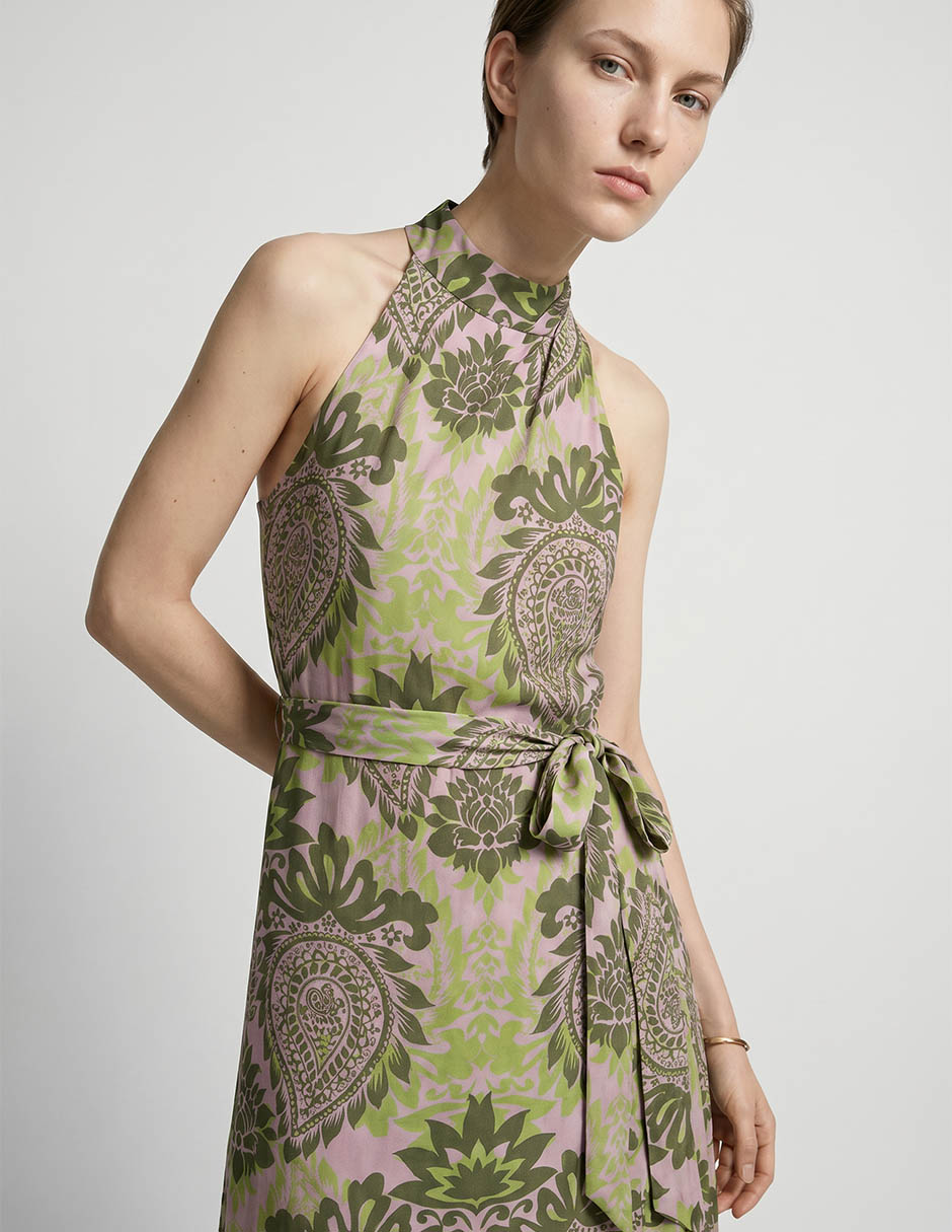 Vestido largo fiesta familia zomos para mujer 3