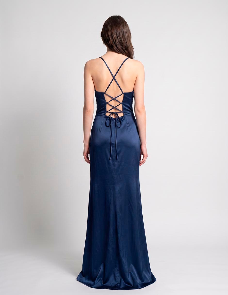 Vestido largo de fiesta rue de la paix para mujer