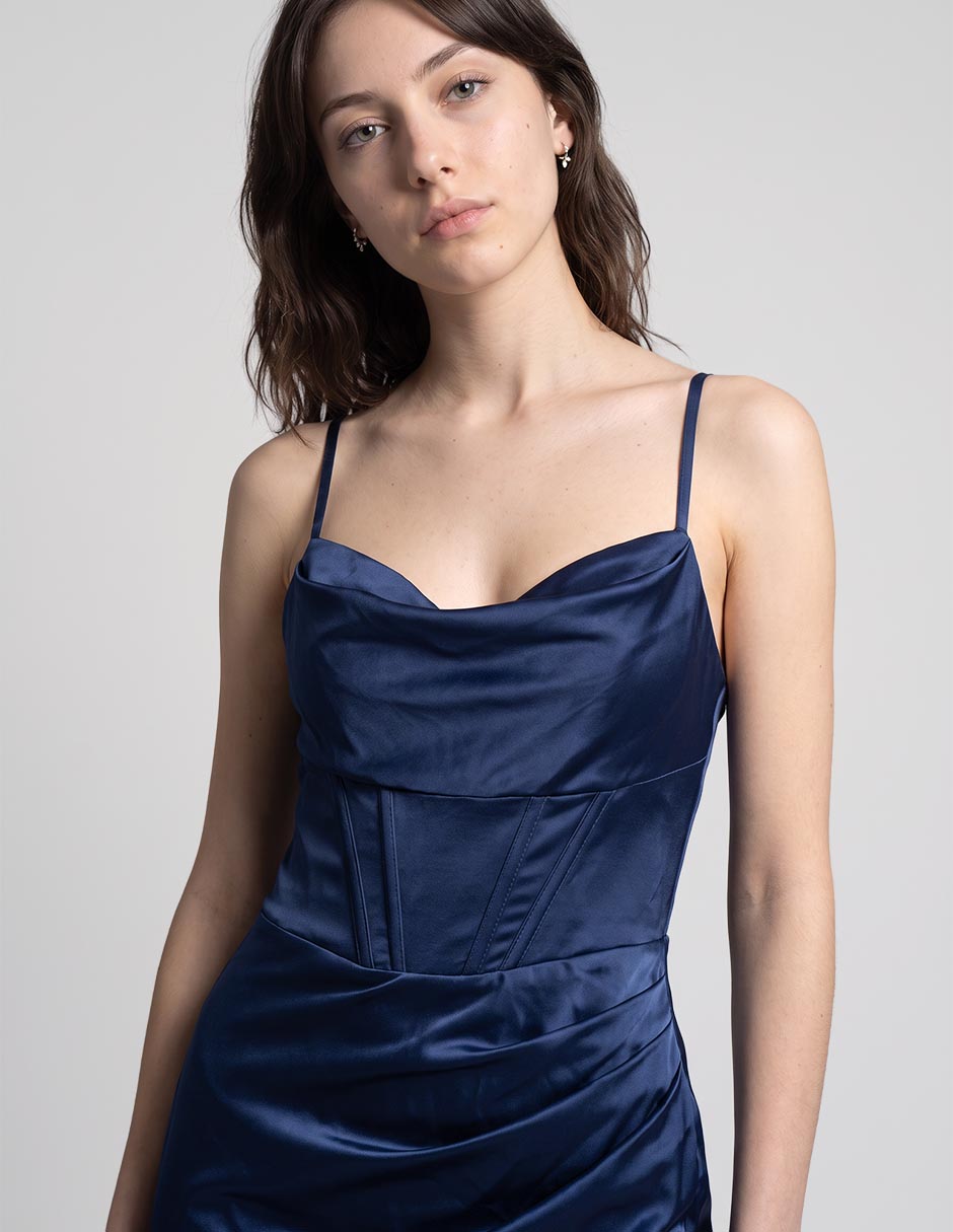 Vestido largo de fiesta rue de la paix para mujer