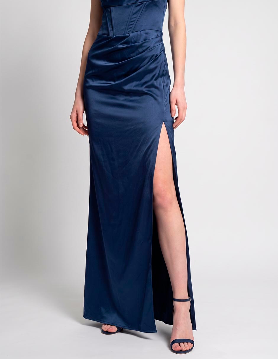 Vestido largo de fiesta rue de la paix para mujer