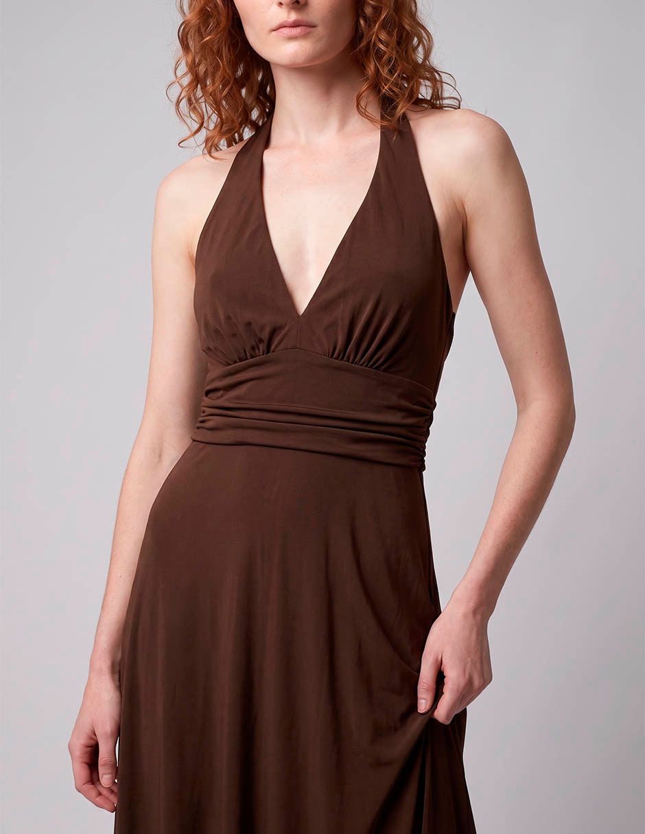 Vestido Maxi de Fiesta Rue de La Paix Espalda Abierta