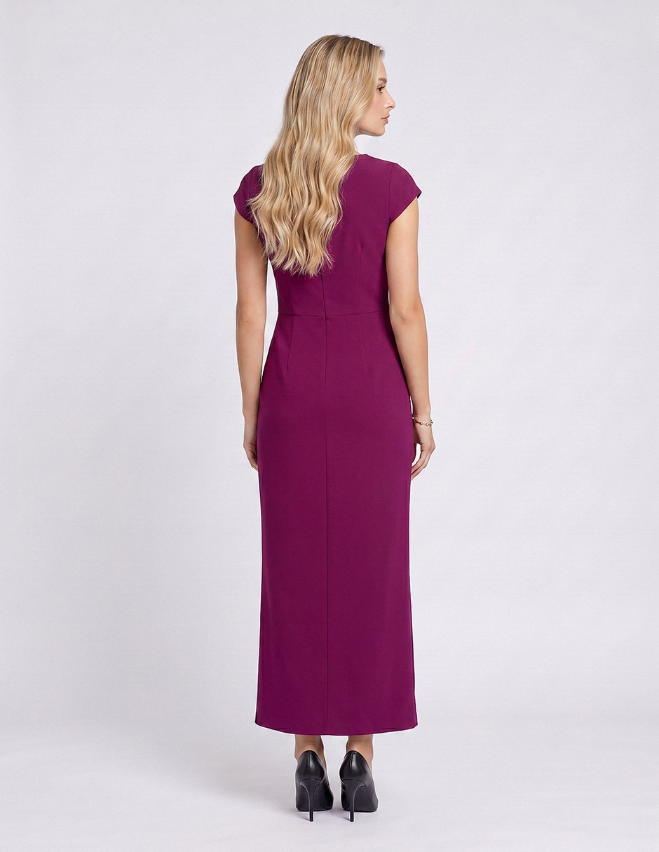 Vestido largo de fiesta escote Regular 3