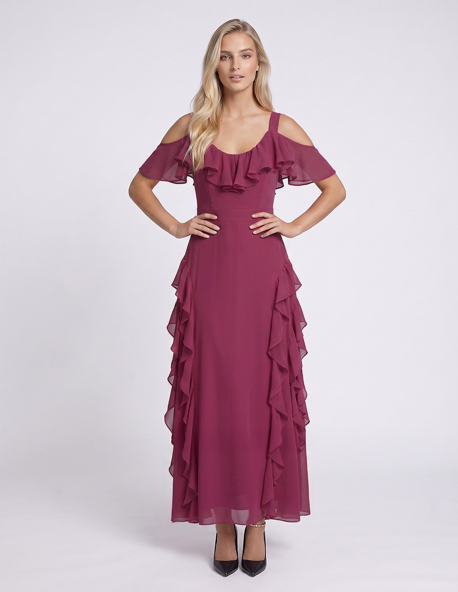Vestido largo de fiesta para mujer