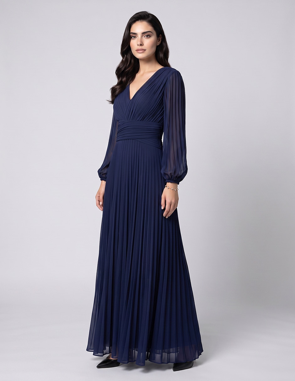 Vestido largo de fiesta para mujer 4