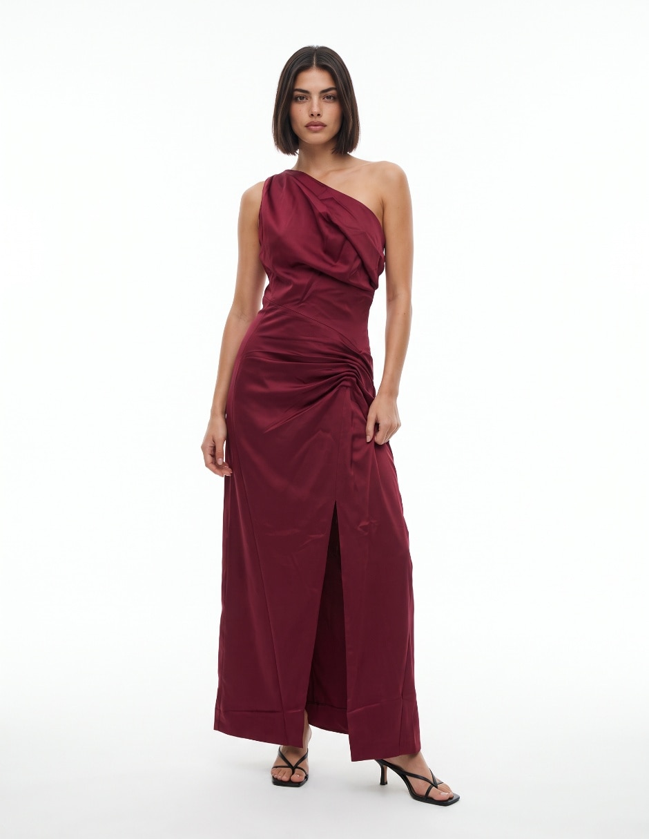 Vestido largo de fiesta escote medio Vestido largo de fiesta escote medio