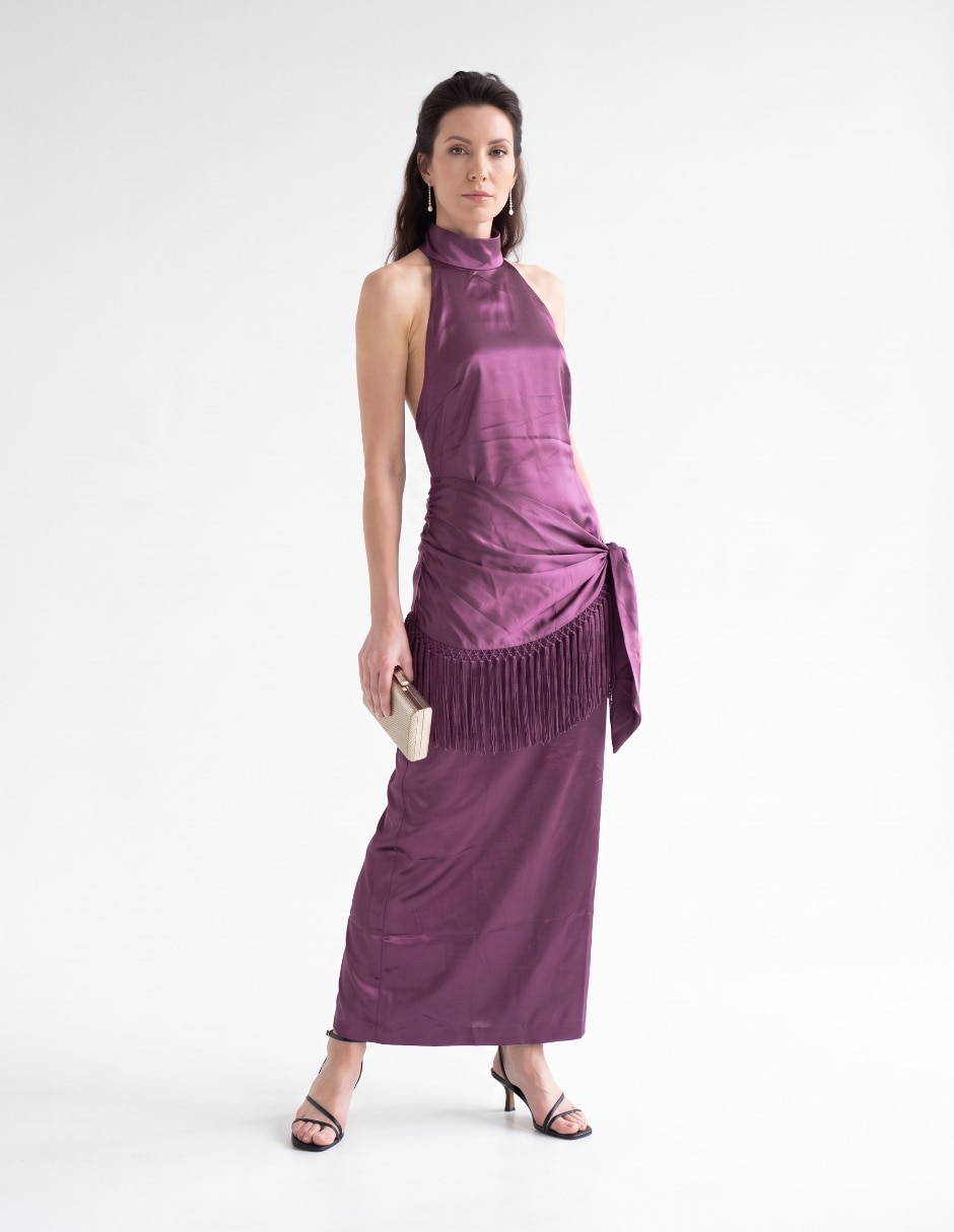 Vestido largo de fiesta para mujer 4
