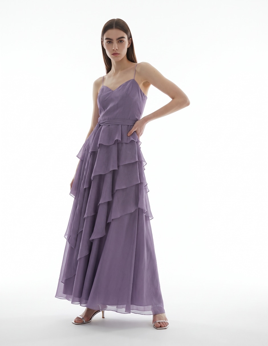 Vestido largo de fiesta para mujer
