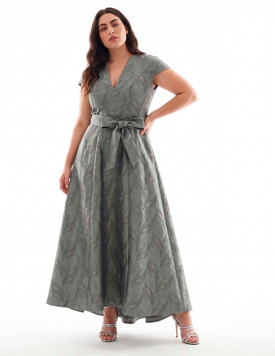 Vestido largo de fiesta ema valdemosa curvy para mujer 3