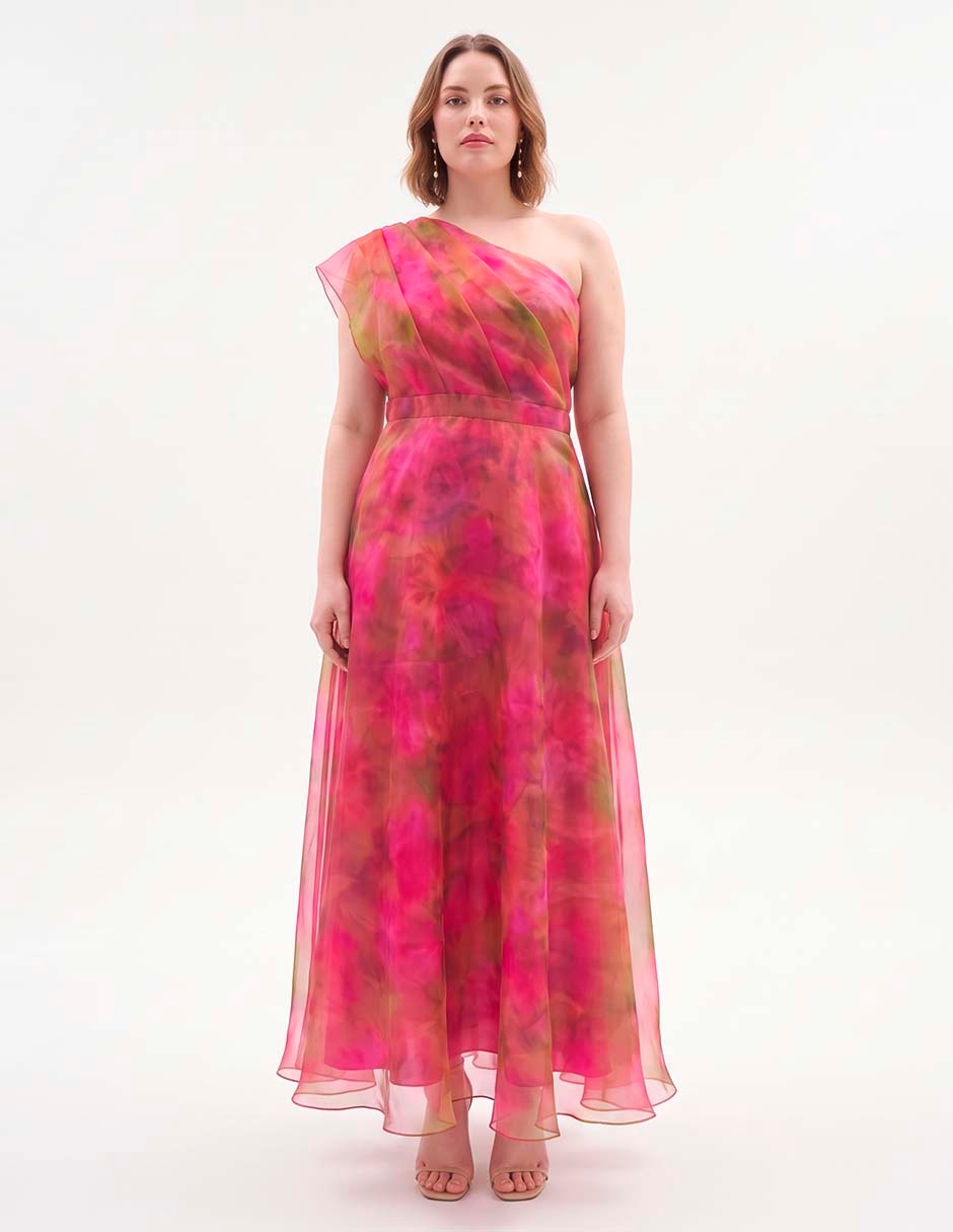 Vestido maxi de fiesta espalda cruzada Vestido maxi de fiesta espalda cruzada