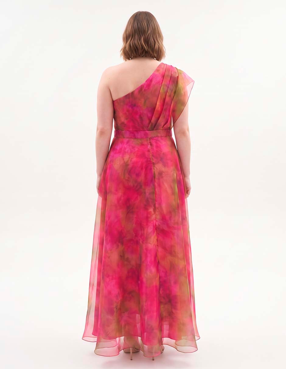 Vestido maxi de fiesta espalda cruzada 4